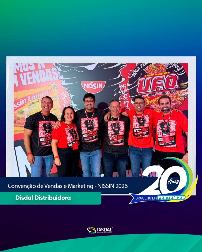 Equipe Disdal na Convenção Nissin 2026 no Guarujá